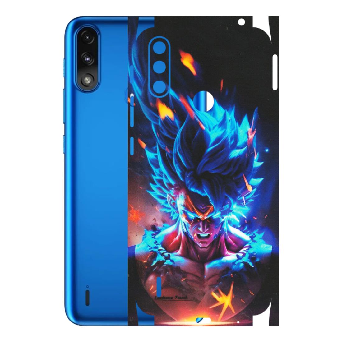 Motorola Phone Skins (All Models) - Angry Goku Dragon Ball Anime - Matte Finish (M-150) Motorola Moto E7 Power