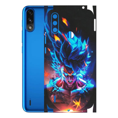 Motorola Phone Skins (All Models) - Angry Goku Dragon Ball Anime - Matte Finish (M-150) Motorola Moto E7 Power