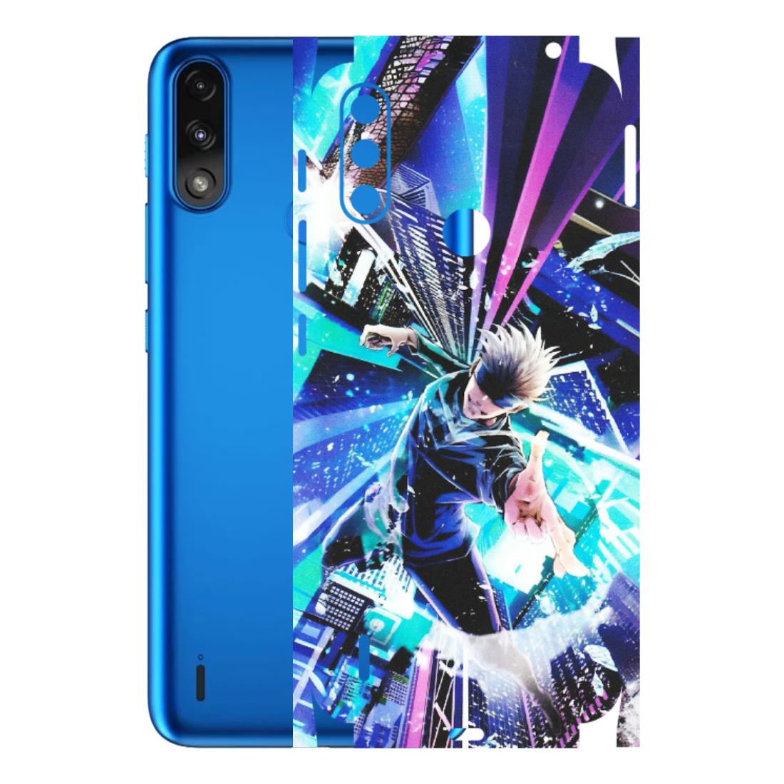 Motorola Phone Skins (All Models) - Manga Action Jujustu Kaisen Anime - Matte Finish (M-155) Motorola Moto E7 Power