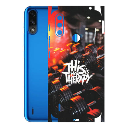 Motorola Phone Skins (All Models) - GYM Lover Therapy - Matte Finish (M-160) Motorola Moto E7 Power