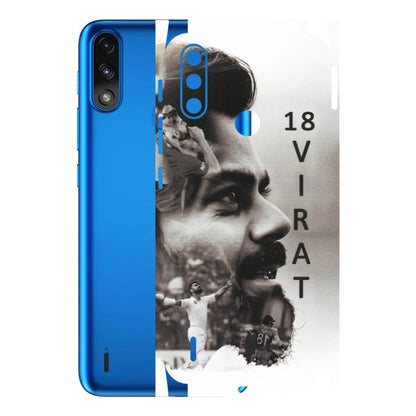 Motorola Phone Skins (All Models) - Virat Kohli Cricketer - Matte Finish (M-163) Motorola Moto E7 Power