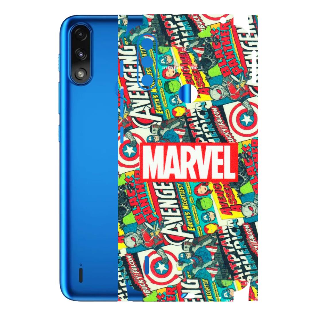 Motorola Phone Skins (All Models) - Marvel Comic Lover - Matte Finish (M-30) Motorola Moto E7 Power