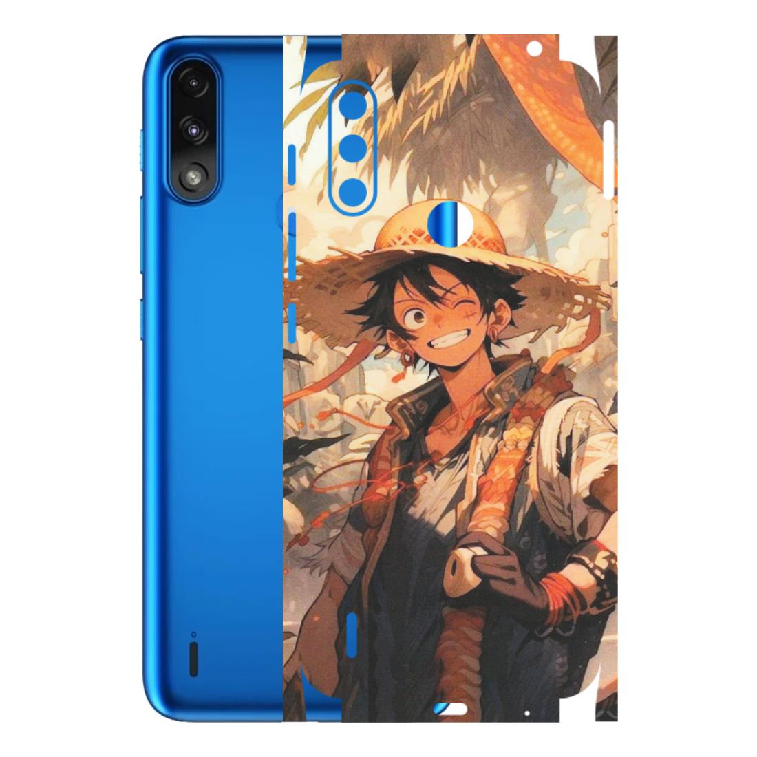 Motorola Phone Skins (All Models) - Anime Character Smile - Matte Finish (M-33) Motorola Moto E7 Power