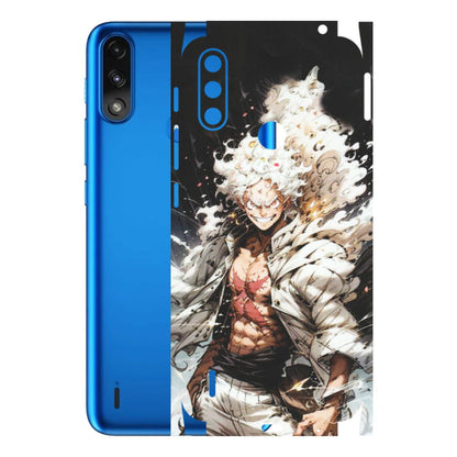 Motorola Phone Skins (All Models) - Anime Angry Classy Character - Matte Finish (M-34) Motorola Moto E7 Power