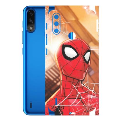 Motorola Phone Skins (All Models) - Spiderman Face New - Matte Finish (M-41) Motorola Moto E7 Power