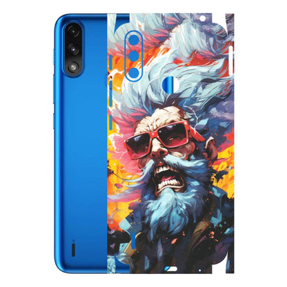 Motorola Phone Skins (All Models) - Daddy Cool Character - Matte Finish (M-43) Motorola Moto E7 Power