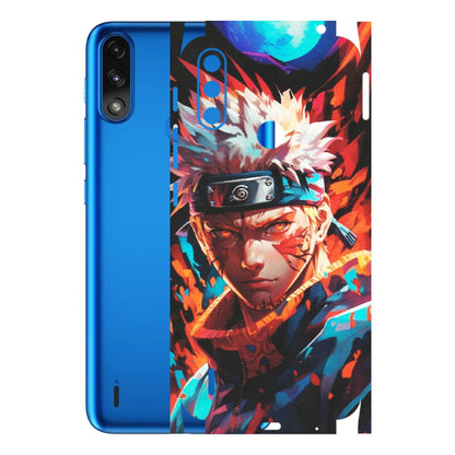 Motorola Phone Skins (All Models) - Anime Ferocious Character - Matte Finish (M-44) Motorola Moto E7 Power