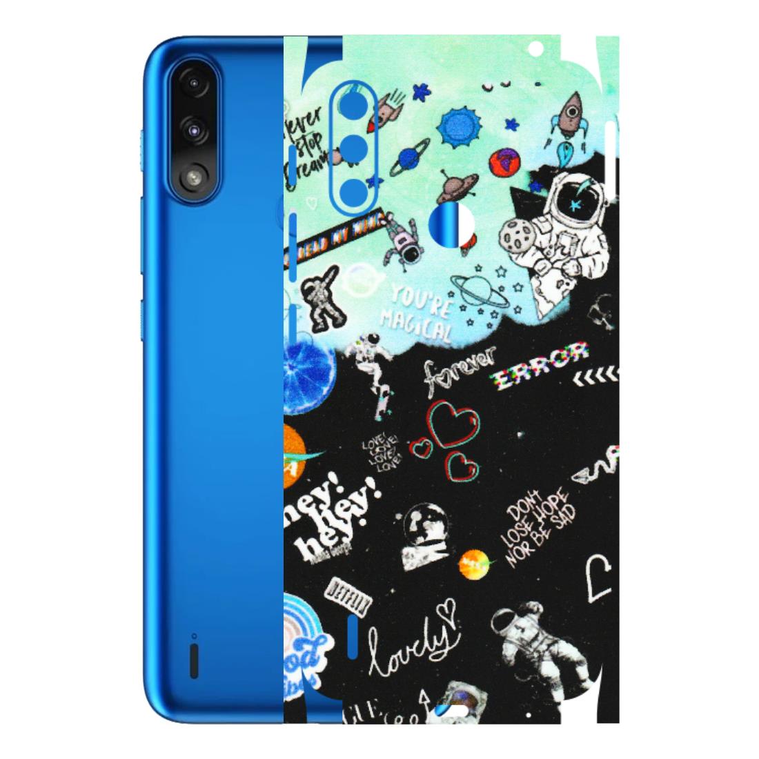 Motorola Phone Skins (All Models) - Living In A Space Dream - Matte Finish (M-46) Motorola Moto E7 Power
