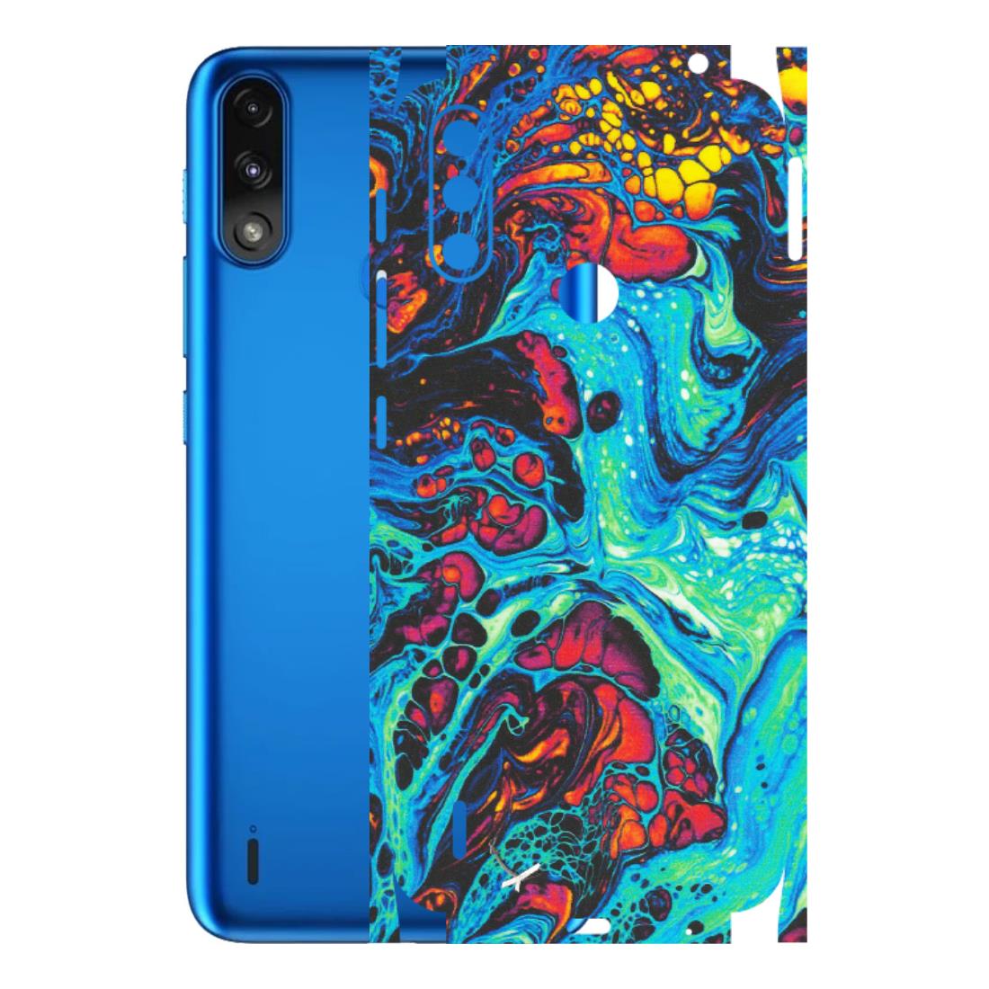 Motorola Phone Skins (All Models) - Majestic Galactic Marbel - Matte Finish (M-85) Motorola Moto E7 Power