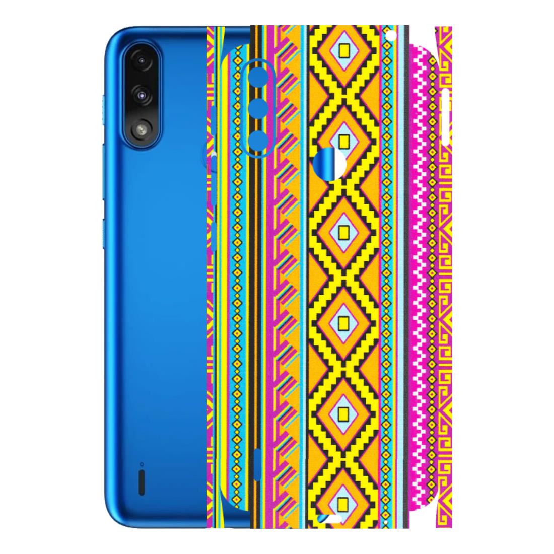 Motorola Phone Skins (All Models) - Thai illustration - Matte Finish (M-89) Motorola Moto E7 Power