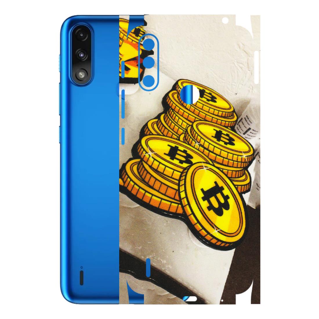 Motorola Phone Skins (All Models) - Billionaire Bitcoin Collection - Matte Finish (M-92) Motorola Moto E7 Power