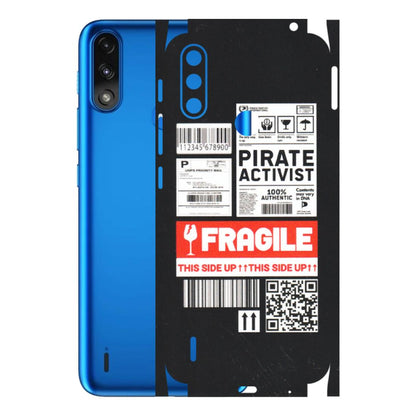 Motorola Phone Skins (All Models) - Handle With Care - Matte Finish (M-99) Motorola Moto E7 Power
