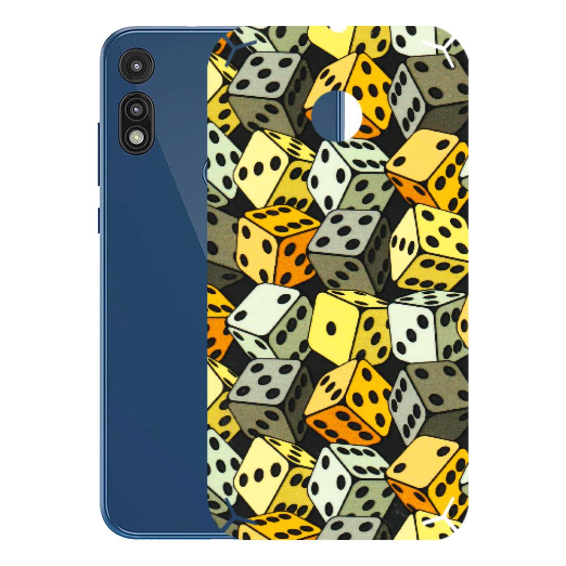 Motorola Phone Skins (All Models) - Dices Of Life - 3D Embossed Finish (L-04) Motorola Moto E