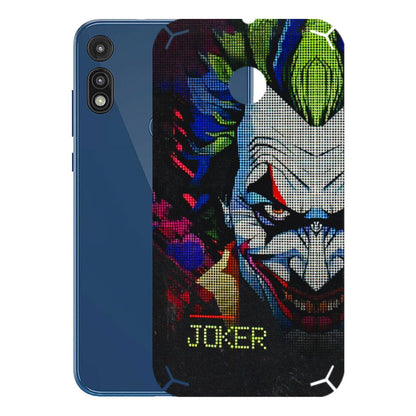 Motorola Phone Skins (All Models) - Joker Dot Matrix - 3D Embossed Finish (L-08) Motorola Moto E