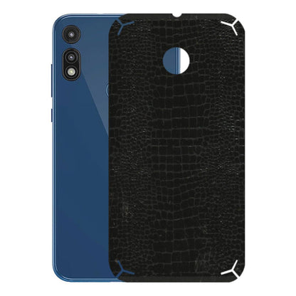 Motorola Phone Skins (All Models) - Snake Leather Black - 3D Embossed Finish (L-107) Motorola Moto E