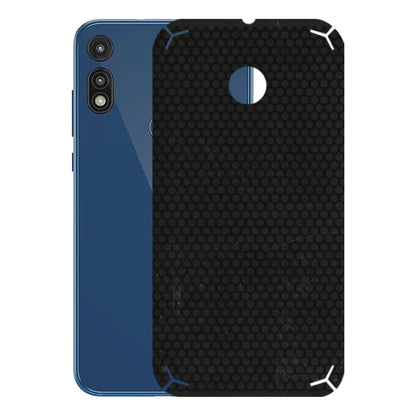 Motorola Phone Skins (All Models) - Black honeycomb - 3D Embossed Finish (L-114) Motorola Moto E