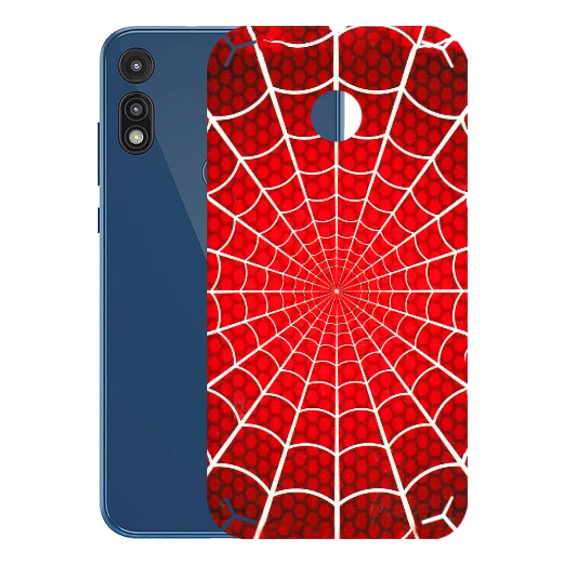 Motorola Phone Skins (All Models) - Classic Spidey Web - 3D Embossed Finish (L-115) Motorola Moto E