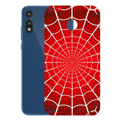 Motorola Phone Skins (All Models) - Classic Spidey Web - 3D Embossed Finish (L-115) Motorola Moto E