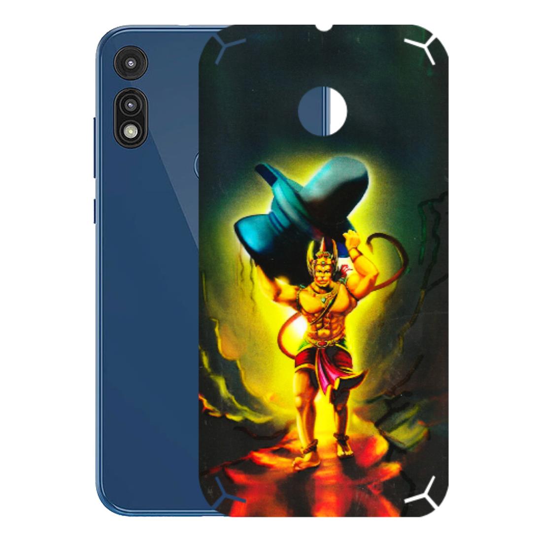 Motorola Phone Skins (All Models) - Hanuman Ji - 3D Embossed Finish (L-128) Motorola Moto E