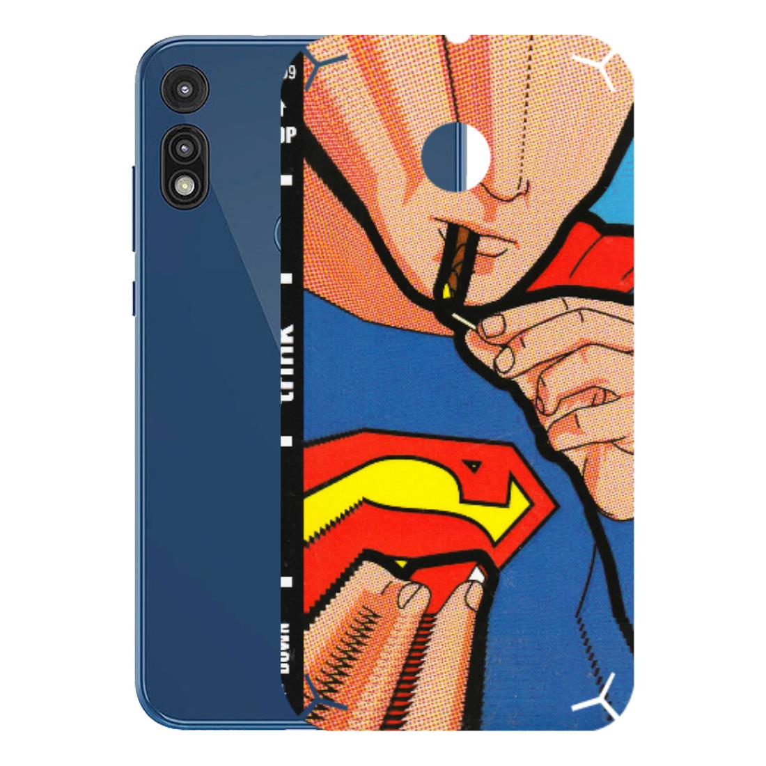 Motorola Phone Skins (All Models) - Superman Sutta - 3D Embossed Finish (L-130) Motorola Moto E