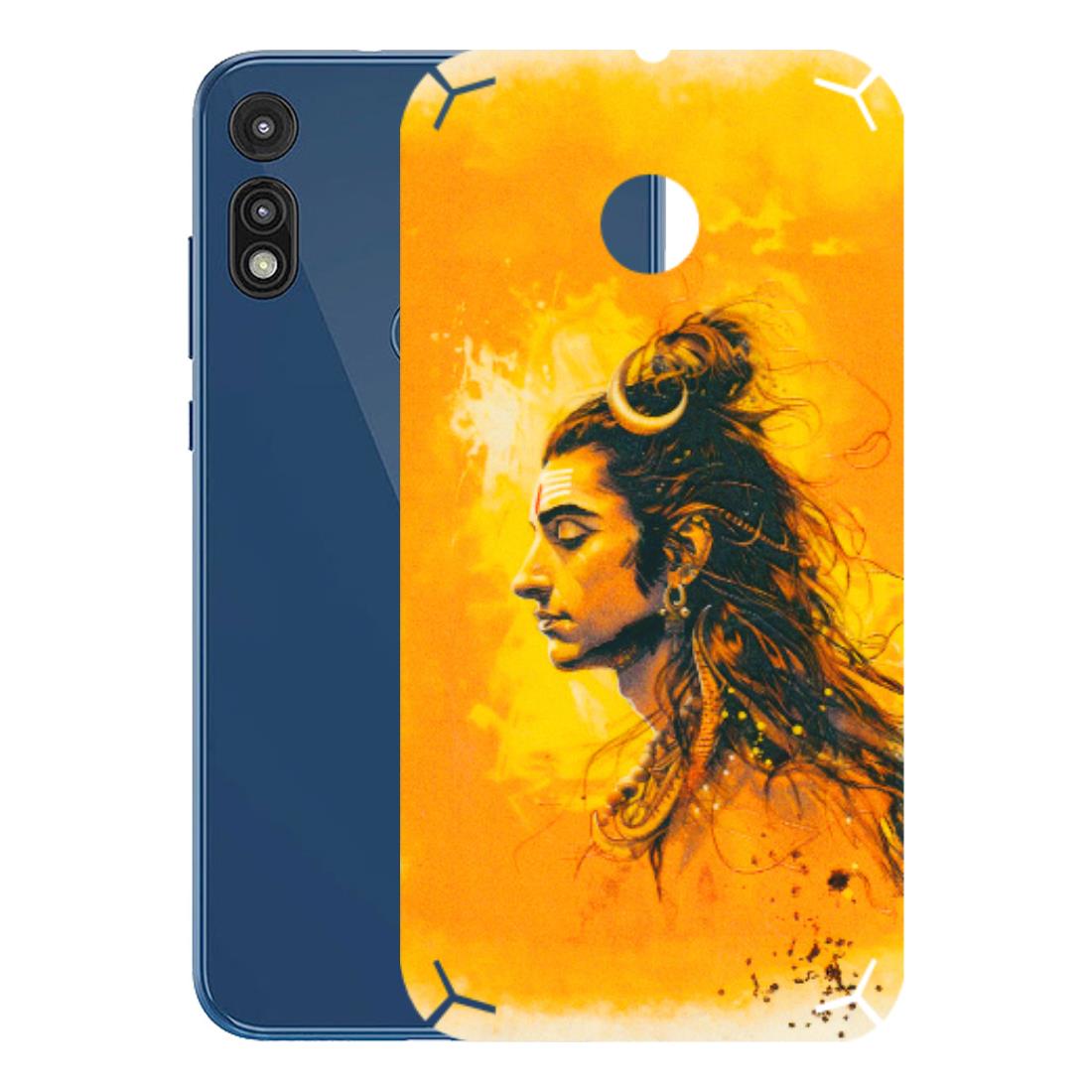 Motorola Phone Skins (All Models) - Shiv Shakti - 3D Embossed Finish (L-14) Motorola Moto E