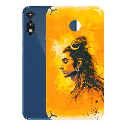Motorola Phone Skins (All Models) - Shiv Shakti - 3D Embossed Finish (L-14) Motorola Moto E