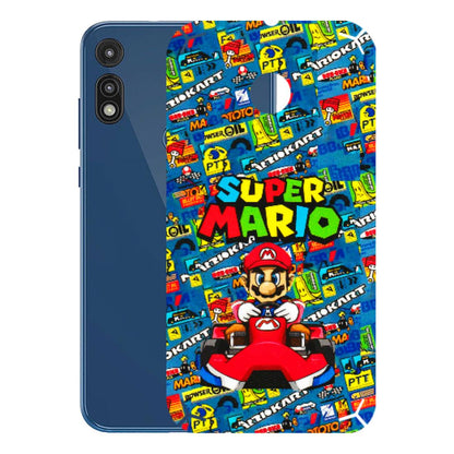Motorola Phone Skins (All Models) - Super Mario Kart - 3D Embossed Finish (L-140) Motorola Moto E