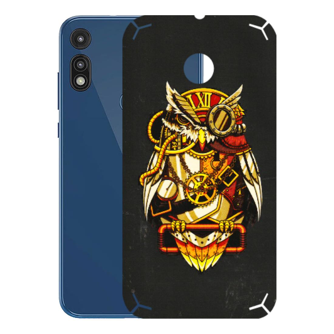 Motorola Phone Skins (All Models) - Classy Smart Owl - 3D Embossed Finish (L-144) Motorola Moto E