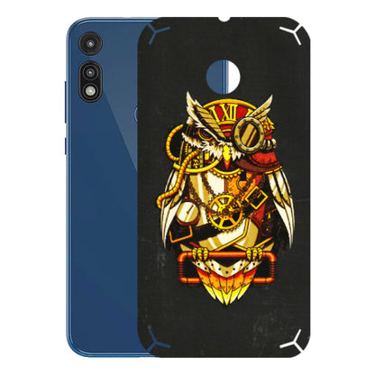 Motorola Phone Skins (All Models) - Classy Smart Owl - 3D Embossed Finish (L-144) Motorola Moto E
