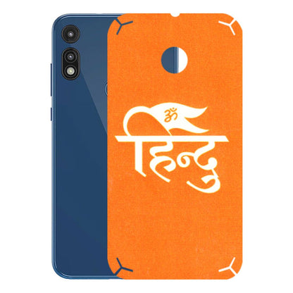 Motorola Phone Skins (All Models) - Hindu Kesari - 3D Embossed Finish (L-154) Motorola Moto E