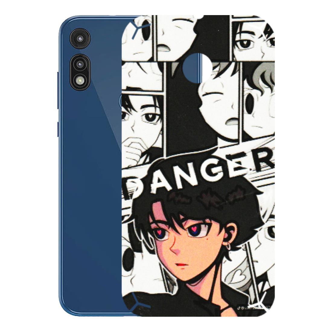Motorola Phone Skins (All Models) - Danger Anime - 3D Embossed Finish (L-155) Motorola Moto E