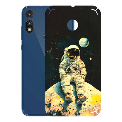 Motorola Phone Skins (All Models) - Astronaut in Space - 3D Embossed Finish (L-16) Motorola Moto E