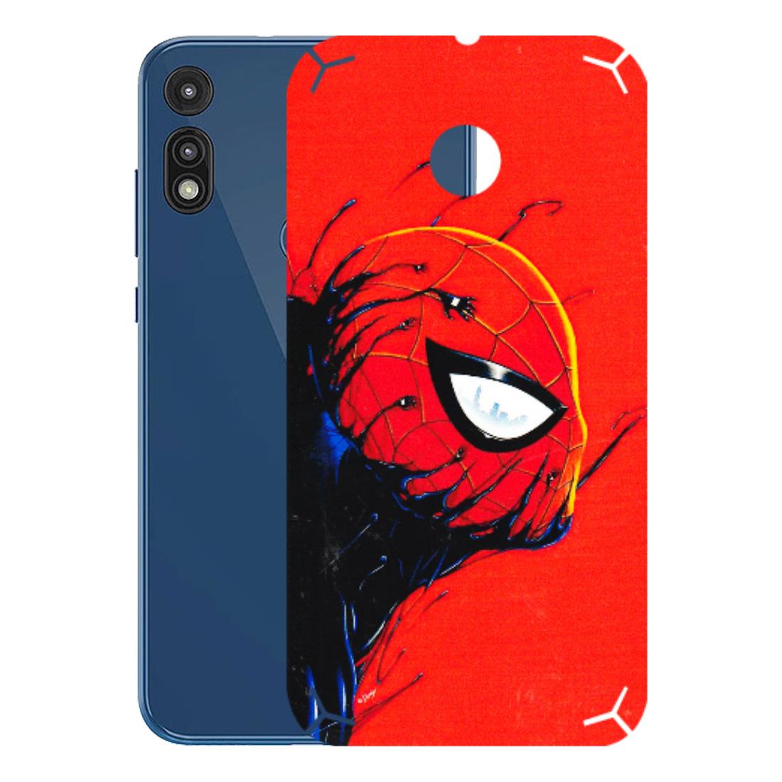 Motorola Phone Skins (All Models) - Spiderman Face Venom - 3D Embossed Finish (L-165) Motorola Moto E