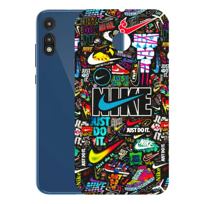 Motorola Phone Skins (All Models) - Just Do It Doodles - 3D Embossed Finish (L-166) Motorola Moto E