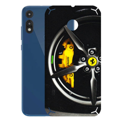 Motorola Phone Skins (All Models) - Ferrari Wheel Alloy - 3D Embossed Finish (L-173) Motorola Moto E