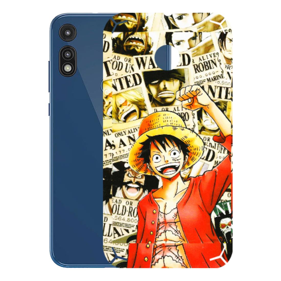 Motorola Phone Skins (All Models) - Luffy Anime - 3D Embossed Finish (L-177) Motorola Moto E