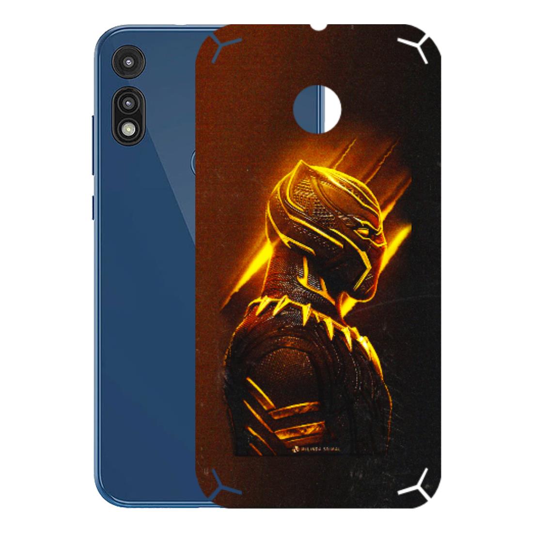 Motorola Phone Skins (All Models) - Gold Black Panther - 3D Embossed Finish (L-181) Motorola Moto E