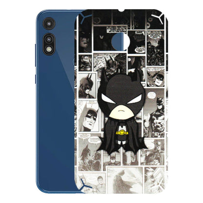 Motorola Phone Skins (All Models) - Toon Batman - 3D Embossed Finish (L-182) Motorola Moto E