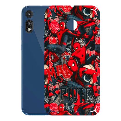 Motorola Phone Skins (All Models) - SpiderMan Cool - 3D Embossed Finish (L-188) Motorola Moto E