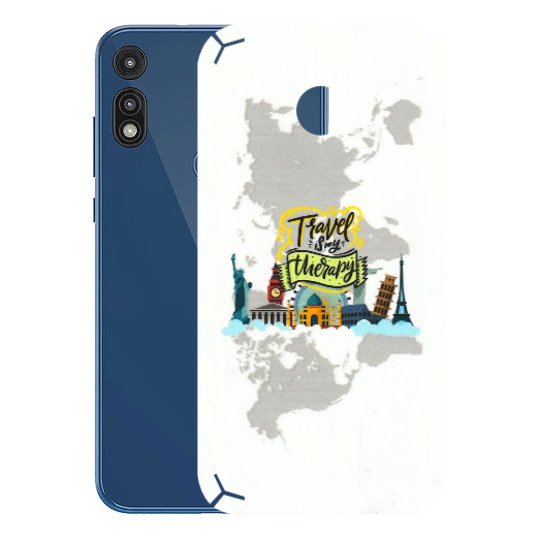 Motorola Phone Skins (All Models) - Travel Therapy - 3D Embossed Finish (L-199) Motorola Moto E