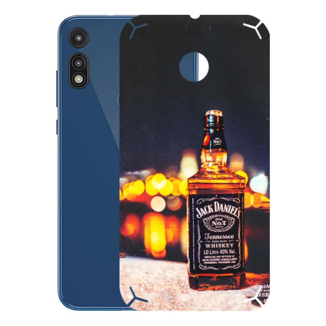 Motorola Phone Skins (All Models) - JD Whiskey Bottle - 3D Embossed Finish (L-20) Motorola Moto E