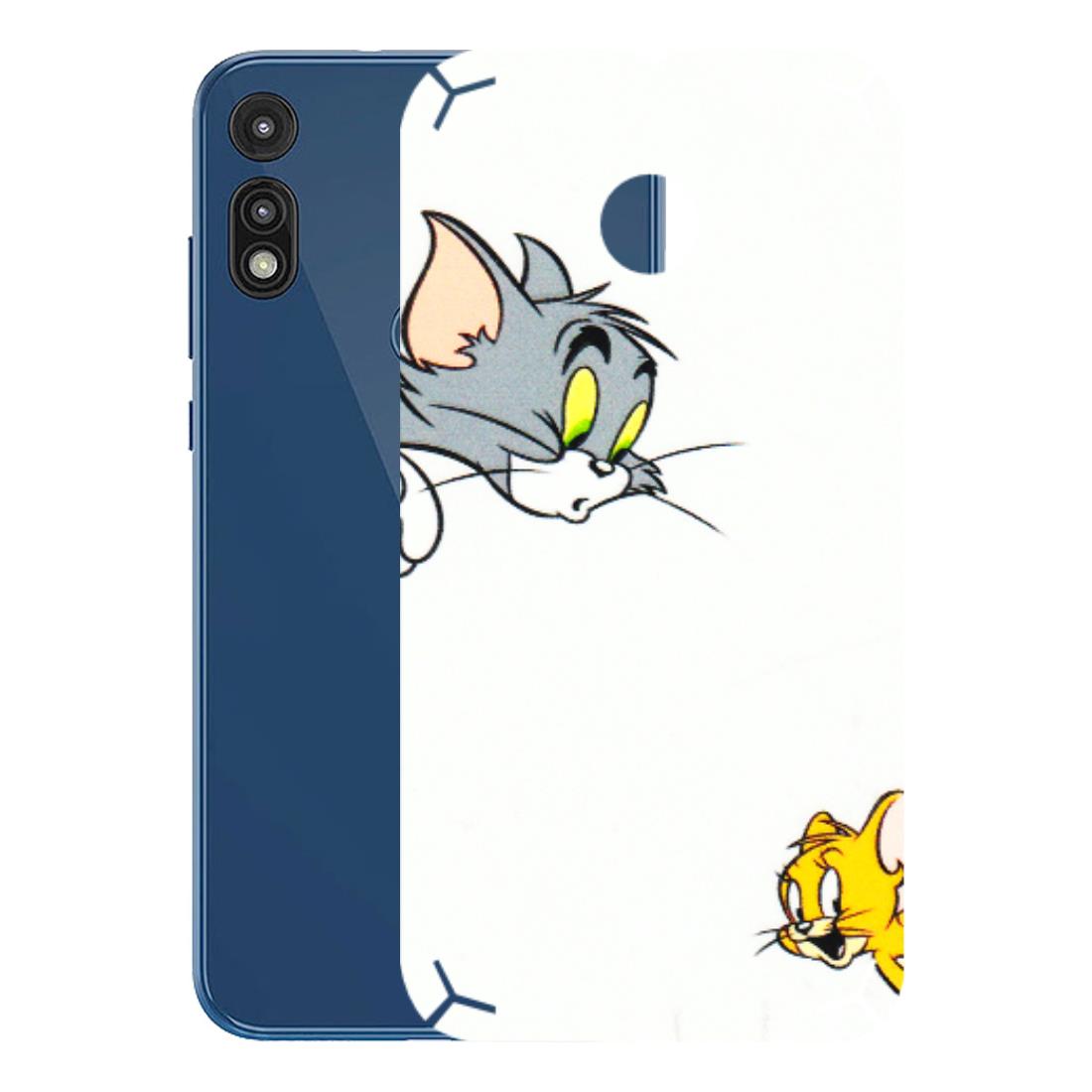 Motorola Phone Skins (All Models) - Cute Tom And Jerry - 3D Embossed Finish (L-220) Motorola Moto E