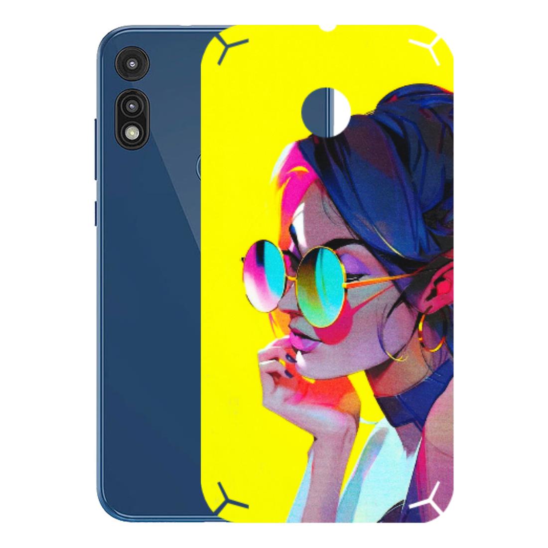 Motorola Phone Skins (All Models) - Bold Stylish Girl - 3D Embossed Finish (L-222) Motorola Moto E