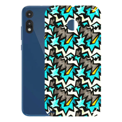 Motorola Phone Skins (All Models) - Funky Zig Zag - 3D Embossed Finish (L-223) Motorola Moto E