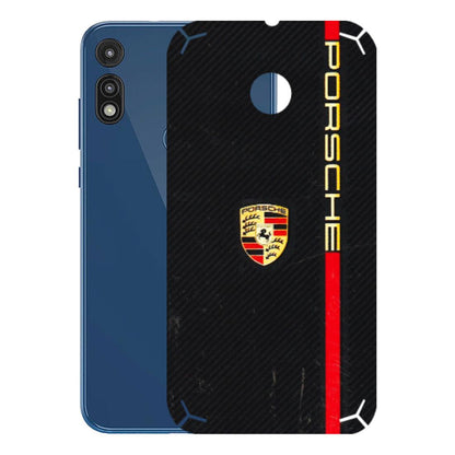 Motorola Phone Skins (All Models) - Premium Porsche - 3D Embossed Finish (L-225) Motorola Moto E