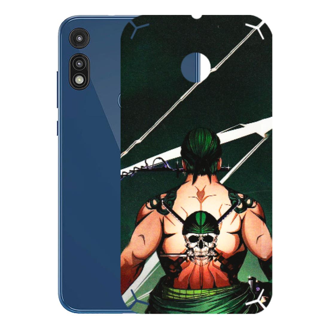 Motorola Phone Skins (All Models) - Zoro Anime - 3D Embossed Finish (L-23) Motorola Moto E