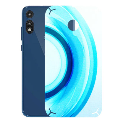 Motorola Phone Skins (All Models) - The Blue Curve - 3D Embossed Finish (L-244) Motorola Moto E
