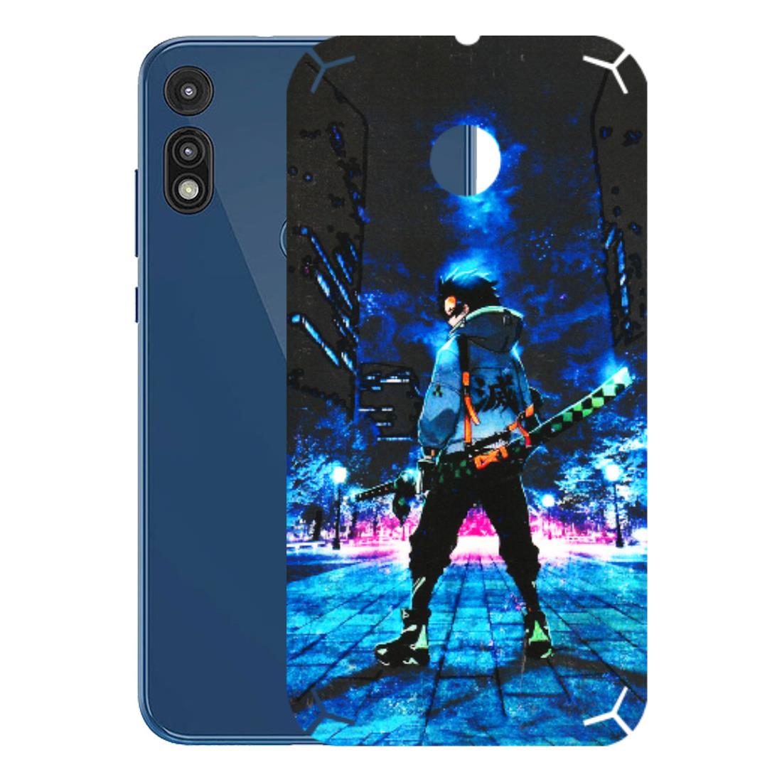 Motorola Phone Skins (All Models) - Demon Slayer Sword - 3D Embossed Finish (L-247) Motorola Moto E