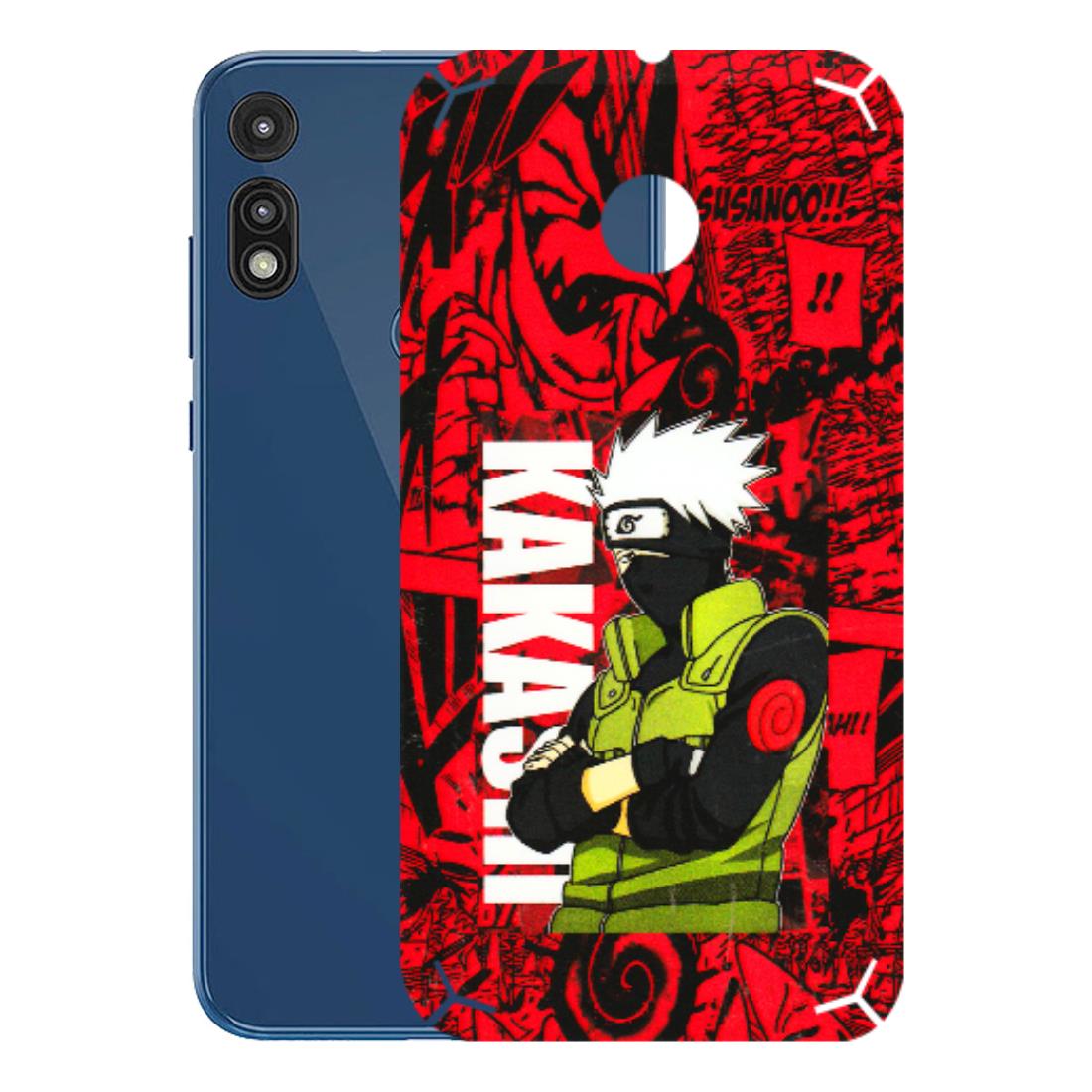 Motorola Phone Skins (All Models) - Kakashi Red Anime - 3D Embossed Finish (L-251) Motorola Moto E