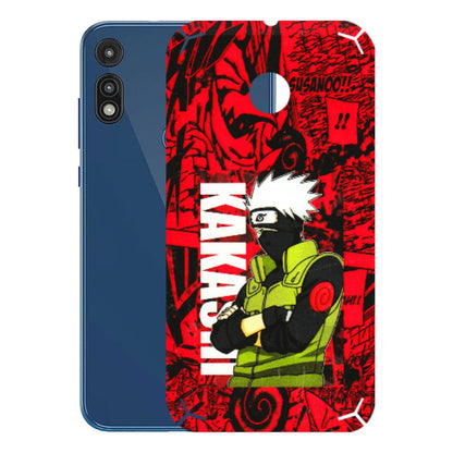 Motorola Phone Skins (All Models) - Kakashi Red Anime - 3D Embossed Finish (L-251) Motorola Moto E